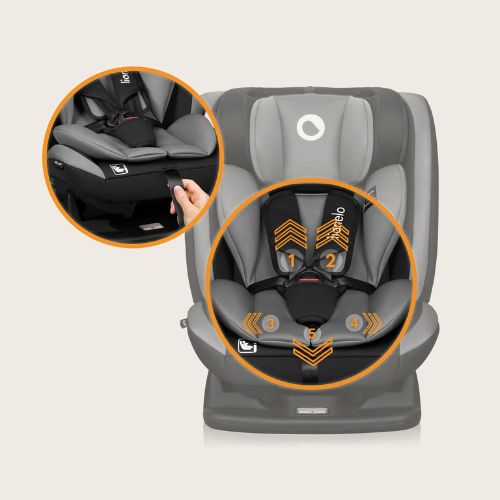lionelo Aart i-Size Grey Graphite — Kindersitz